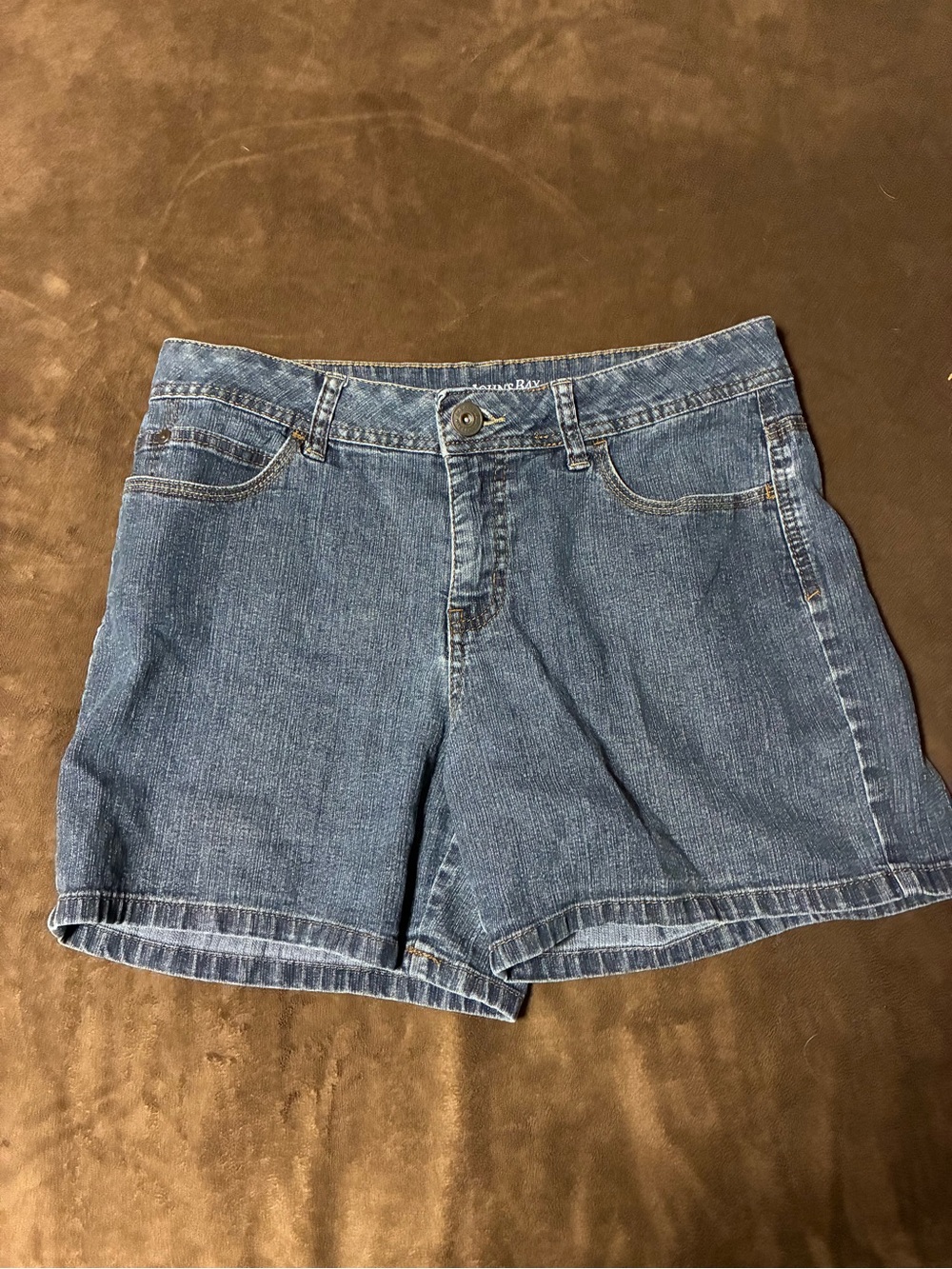 St. John’s bayClassic Denim Women's Shorts - Blue size 10